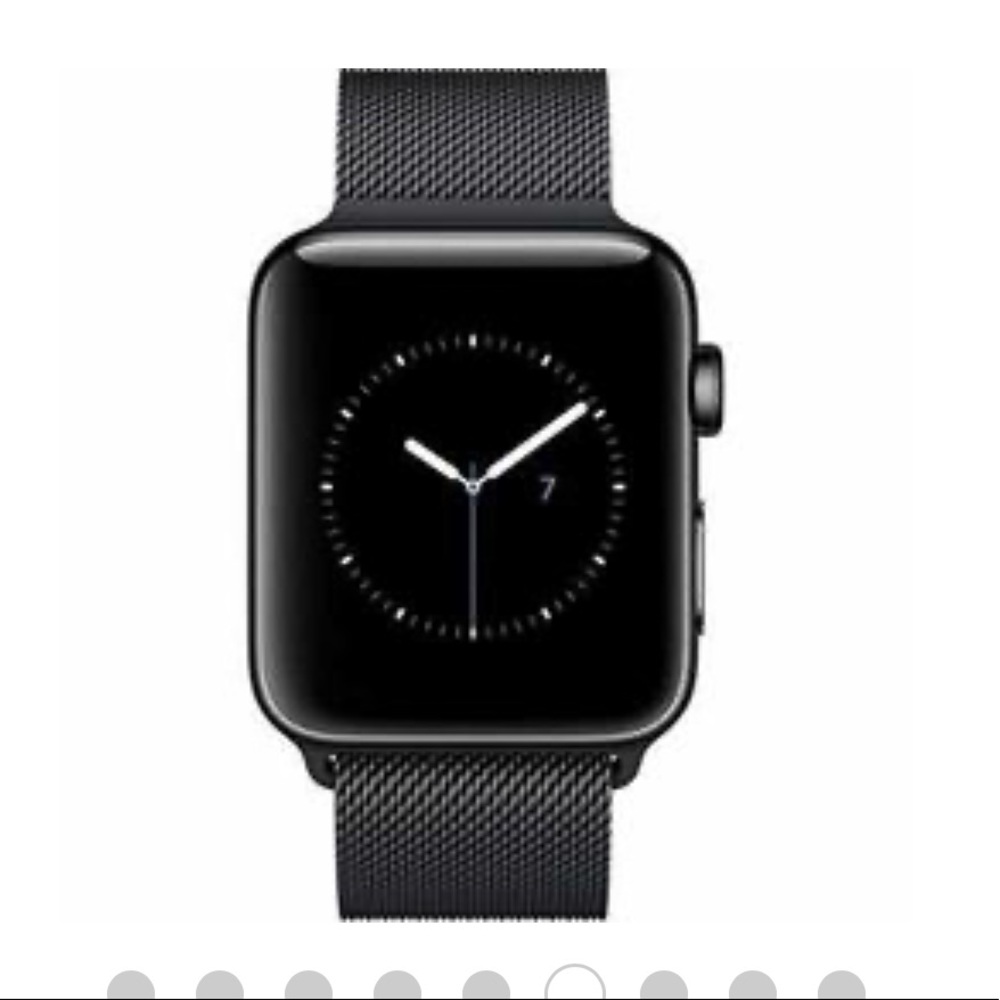 Apple Series 2 42MM Space Blk SS Watch #A1758